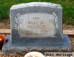 Billy D Francis