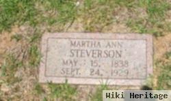 Martha Ann Steverson