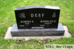 Robert F. "bob" Deef