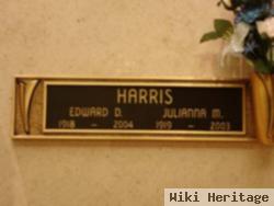 Edward D Harris