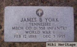 James B York