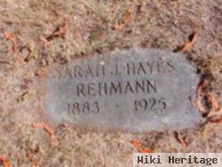 Sarah J. Hayes Rehmann