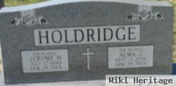 Alma J Holdridge