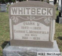 Carrie L. Merrifield Whitbeck