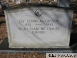 Rev Ferris M. Cannon