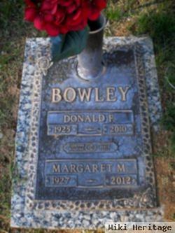 Donald F Bowley