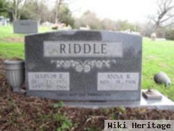 Anna K. Andrews Riddle