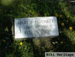 Mary F Snook Patchett