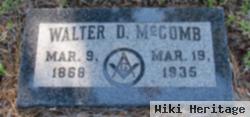 Walter D Mccomb