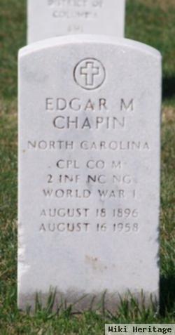 Edgar Moore Chapin