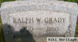 Ralph W Grady