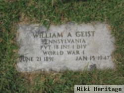 Pvt William A Geist