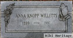 Anna Harrell Willetts