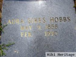 Adra Elmina "addie" Sikes Hobbs