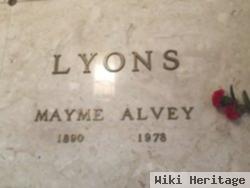 Margaret Catherine "mayme" Higgs Alvey Lyons