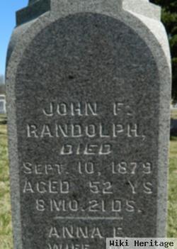 John F Randolph