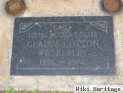 Gladys Mable Cotton Weckerley