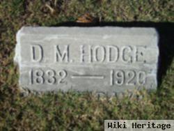 D. M. Hodge