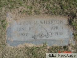 Leroy M. Wharton