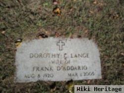 Dorothy C. Lange D'addario