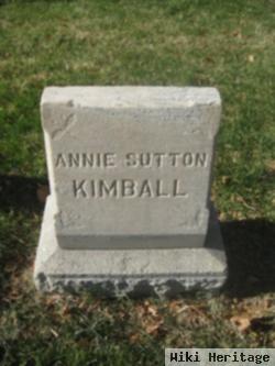 Mary Ann Sutton Kimball