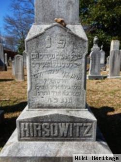 Jacob Hirsowitz