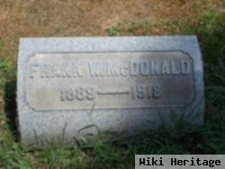 Frank W Mcdonald