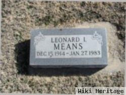 Leonard I. Means