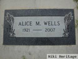 Alice M Wells