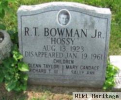 Richard Theodore "hossy" Bowman, Jr