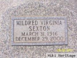 Mildred Virginia Mccutcheon Sexton