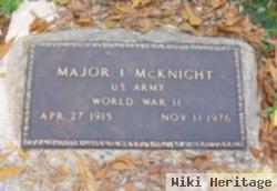 Major I Mcknight