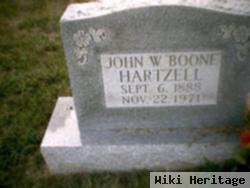 John W "boone" Hartzell