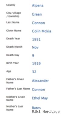 Colin Mckia Connon