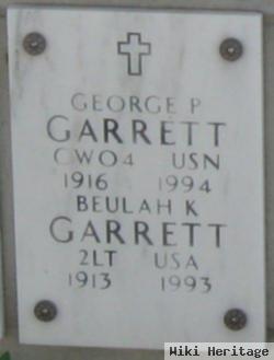 Beulah K Garrett