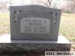 Elizabeth A Boykin