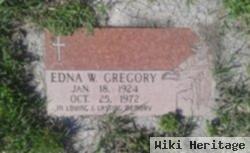 Edna W Gregory