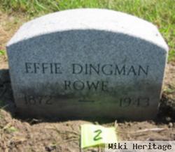 Effie Dingman Rowe