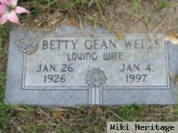 Betty Gean Wells