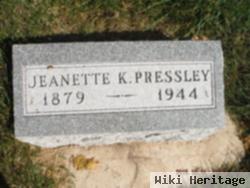 Jeanette K Pressley