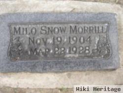 Milo Snow Morrill