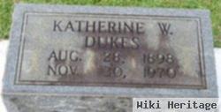 Katharine Watkins Dukes