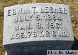 Edwin T Lesher