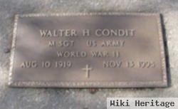 Walter H Condit