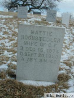 Mattie J. Hochstedler Miller