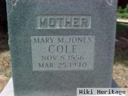 Mary M Short Jones Cole