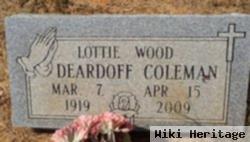 Lottie Wood Deardoff Coleman