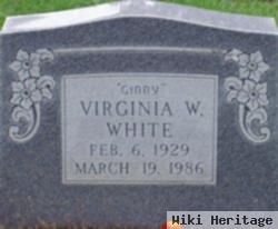 Virginia W "ginny" White