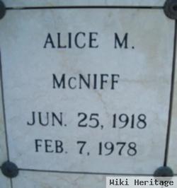 Alice M. Mcniff