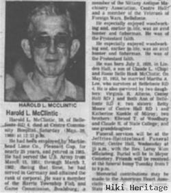 Harold L. Mcclintic